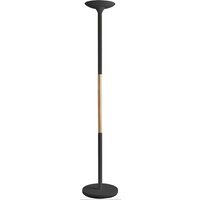 UNILUX LED-Deckenfluter PRYSKA, dimmbar, Buche/schwarz – Bild 2