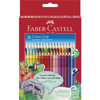 FABER-CASTELL Dreikant-Buntstifte Colour GRIP, 36er Etui