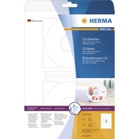 HERMA CD/DVD-Etiketten SPECIAL, Durchmesser: 116 mm, weiß