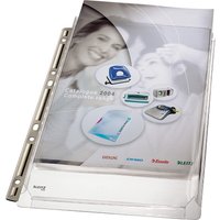 LEITZ Maxi Prospekthüllen Stabil, A4, PVC, genarbt, 0,17 mm – Bild 2