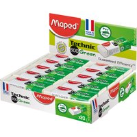 Maped Kunststoff-Radierer Technic 600 Green, 20er Display – Bild 2