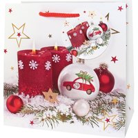 CACTUS Weihnachts-Geschenktüte, Kerzen, klein