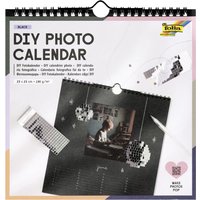 folia Kreativ-Wandkalender, 230 x 230 mm, schwarz