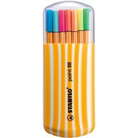 STABILO Fineliner point 88, 20er Zebrui Neon