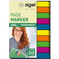 sigel Haftmarker micro, 50 x 6 mm, 400 Blatt