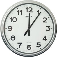 MAUL Wanduhr/Funkuhr MAULride, Durchmesser: 610 mm, silber – Bild 2