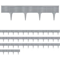 Deuba Beeteinfassung 2er-Set Grau 7,8m – Bild 2