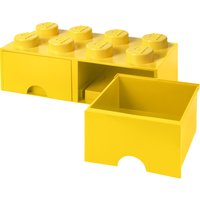 LEGO Schubladenbox STORAGE BRICK DRAWER 8, 2 Schübe, gelb