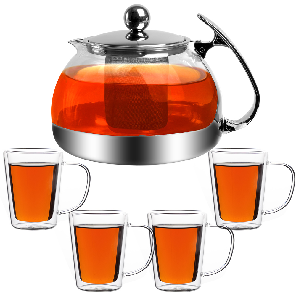 monzana 994772 Teekanne Glas 1,2L – Bild 3