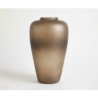 Vase Somera B27 x T27 x H44 cm Glas Aurum Mundgeblasen