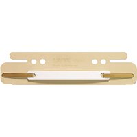 LEITZ Einsteck-Heftstreifen, 38 x 158 mm, PVC, sand