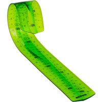 Kores Flachlineal Elastik, 150 mm, Kunststoff, bruchfest
