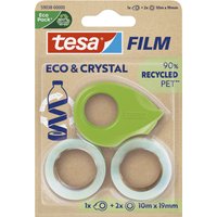 tesa Film ECO & CRYSTAL Abroller, 19 mm x 10 m, Blister – Bild 2