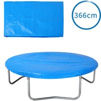 monzana Abdeckung Trampolin Blau Ø366cm