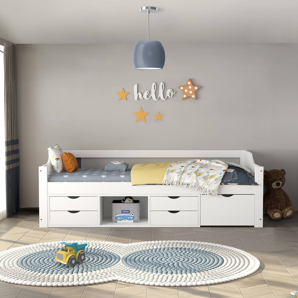 Home Deluxe 4058166269829 Kinderbett Weiß – Bild 3