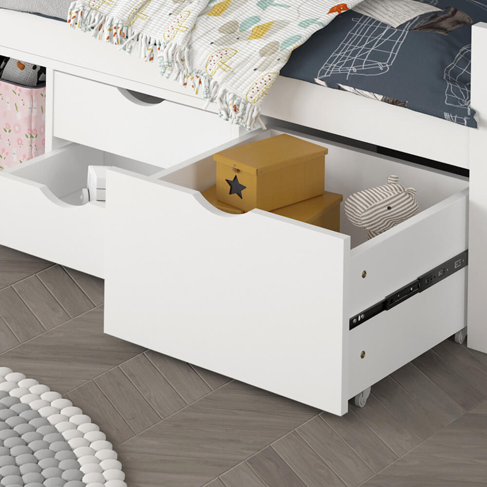 Home Deluxe 4058166269829 Kinderbett Weiß – Bild 6