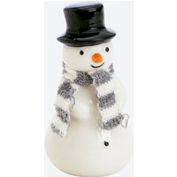 Deko-Schneemann aus Porzellan, ca. 10x5x5 cm