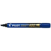 PILOT Permanent-Marker 400, Keilspitze, blau – Bild 2