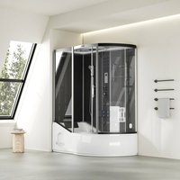 Home Deluxe 4260255474537 Dampfdusche 170x90 – Bild 2