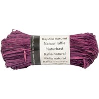 Clairefontaine Raffia-Naturbast, pflaume