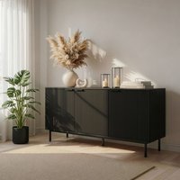 Sideboard NYLA Schwarz - 154 x 73 cm
