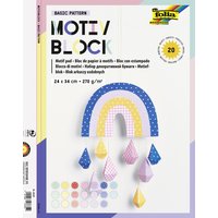 folia Motivblock, Basic Intensiv, 240 x 340 mm, 20 Blatt