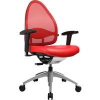 Topstar Bürodrehstuhl, Open Base 10, rot – Bild 2