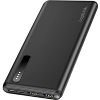 LogiLink Powerbank, 8.000 mAh, 2x USB-A, schwarz