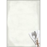 sigel Design-Papier, DIN A4, 90 g/qm, Motiv, Menü Speisen – Bild 2