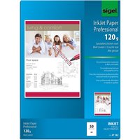 sigel Inkjet-Papier, DIN A4, 120 g/qm, hochweiß, matt