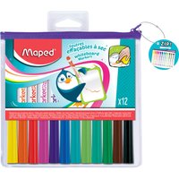 Maped Whiteboard-Marker Marker, Peps, 12er Reißverschlußtasche