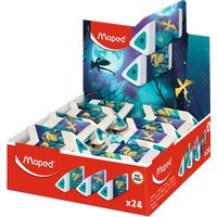 Maped Kunststoff-Radierer Pyramide DRAGON, 24er Display – Bild 2