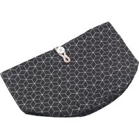 metaltex Brotkorb faltbar, Baumwolle, schwarz / beige
