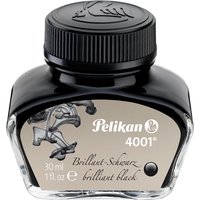 Pelikan Tinte 4001 im Glas, brillant-schwarz, Inhalt: 30 ml – Bild 2