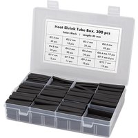 LogiLink Schrumpfschlauch-Set, 300-teilig, schwarz