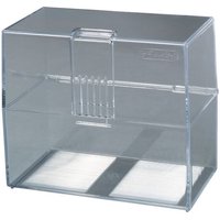 herlitz Karteikasten, DIN A7 quer, Kunststoff, transparent – Bild 2