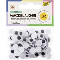 folia Wackelaugen, rund, 10 mm, nicht selbstklebend – Bild 2