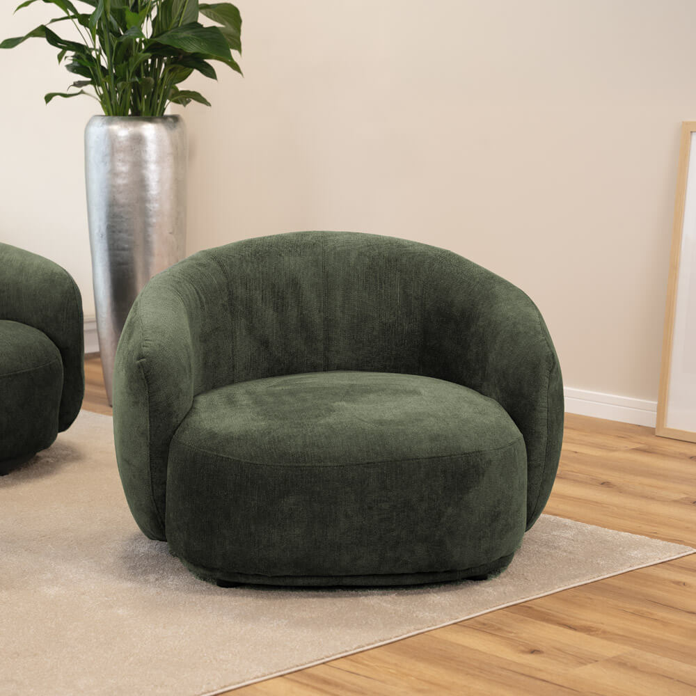Home Deluxe 4058166314468 Sessel Dunkelgrün – Bild 3