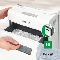 LEITZ Aktenvernichter IQ Protect Premium 4M, weiß