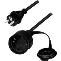 LogiLink Schutzkontakt-Stromverlängerungskabel, 5,0 m, IP44