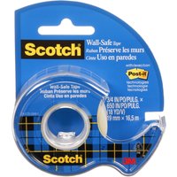 Scotch Klebefilm, Wall-Safe, im Handabroller, 19mm x 16,5m