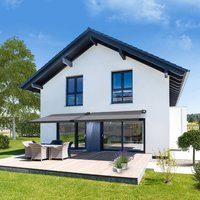 LED Vollkassettenmarkise elektrisch ELOS - Anthrazit Größenauswahl