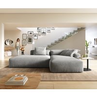 DELIFE Freestyle Pure Ecksofa Grau