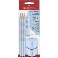 FABER-CASTELL Bleistift GRIP 2001 Set, hellblau, Blister – Bild 2