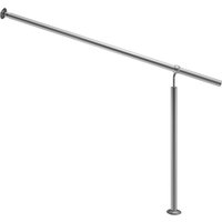 monzana 108633 Eingangsgeländer Edelstahl