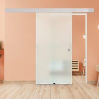 Glasschiebetür SAPHIR 205 x 90 cm Milchglas