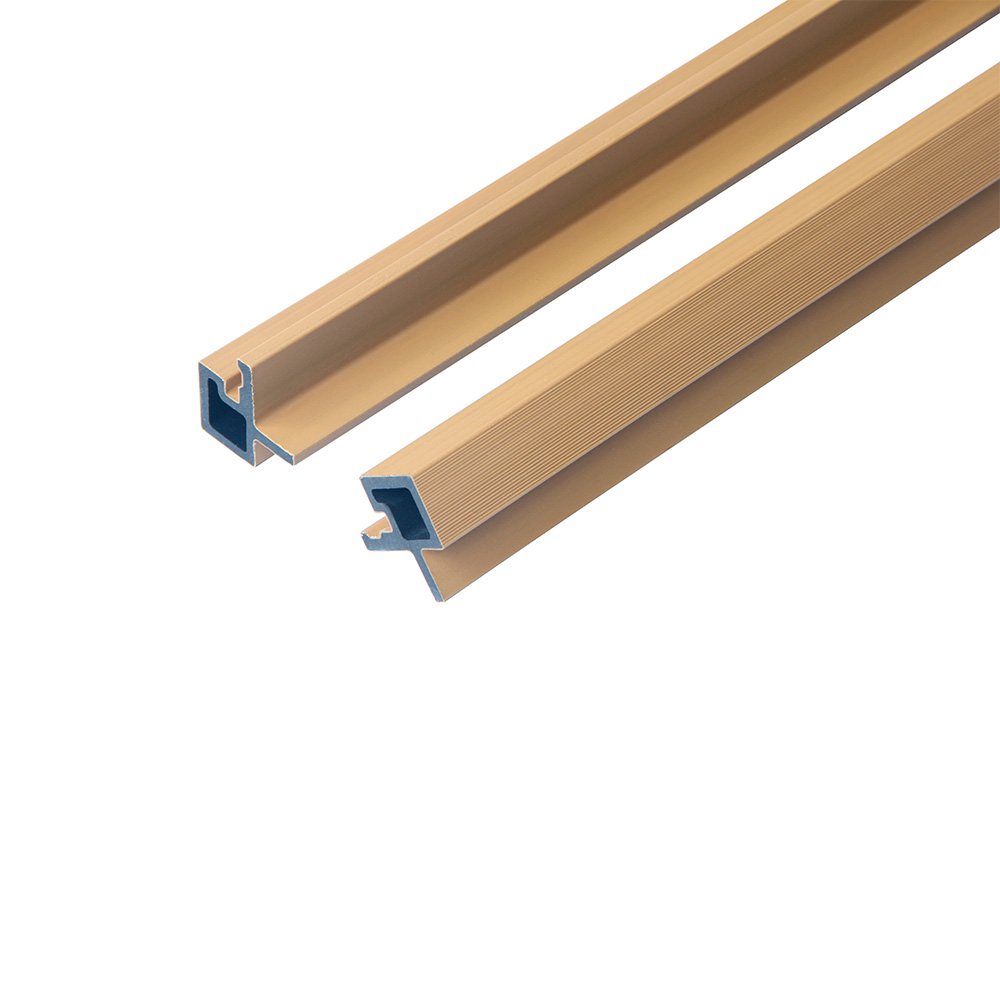 WPC Eckprofil für Fassadenverkleidung SANO Teak - 8er Set – Bild 4