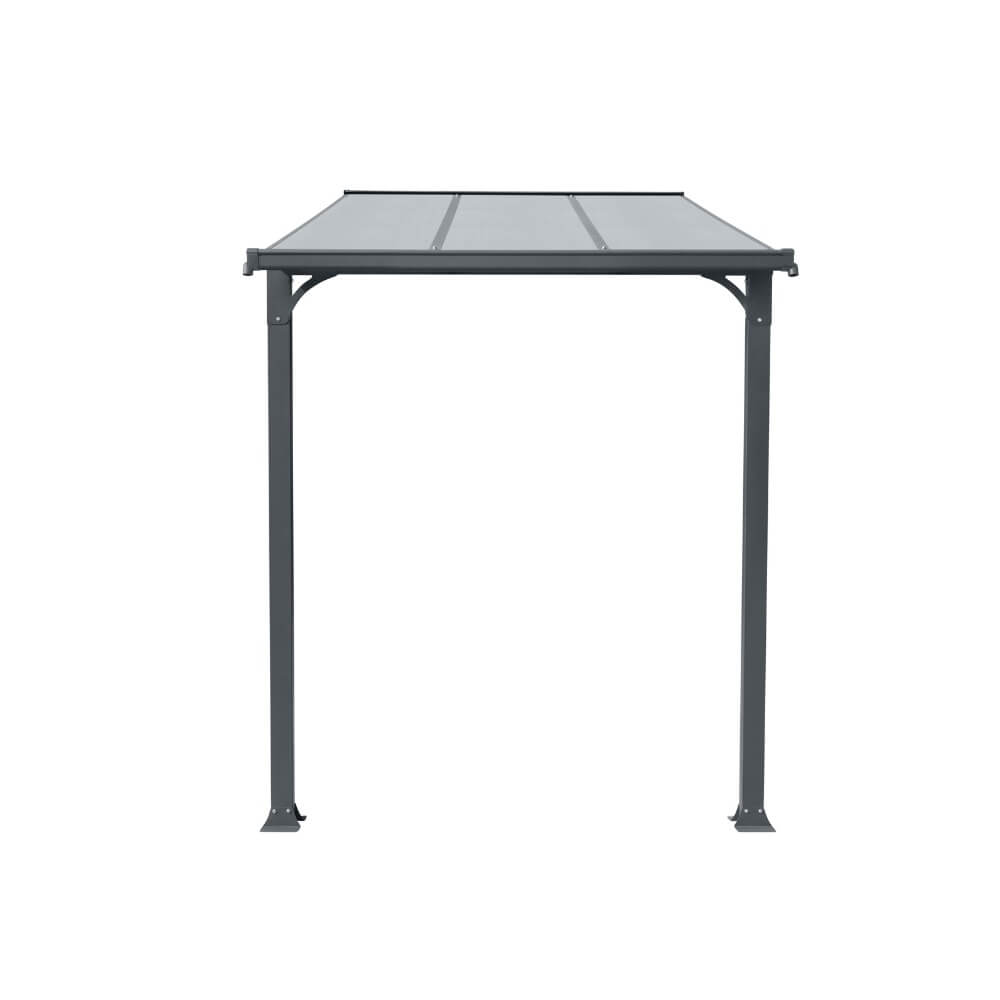 Vordach Haustür CUBIS M - 222 x 150 cm Anthrazit – Bild 3