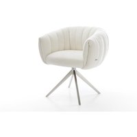 DELIFE Jada-Flex Drehstuhl Bouclé Beige