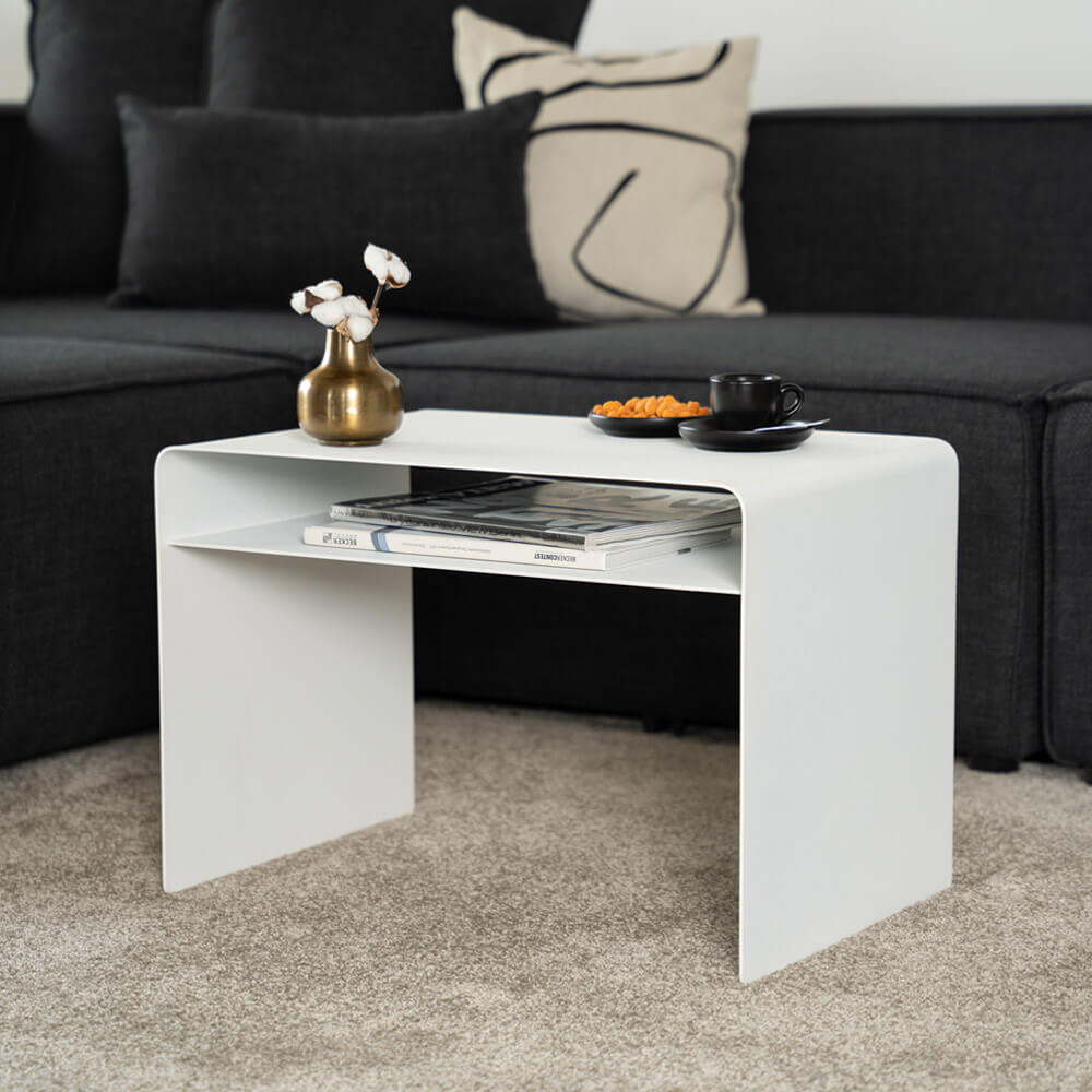 Home Deluxe 4058166302991 Beistelltisch Weiß – Bild 3